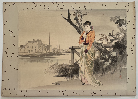 片恋(木版口絵)