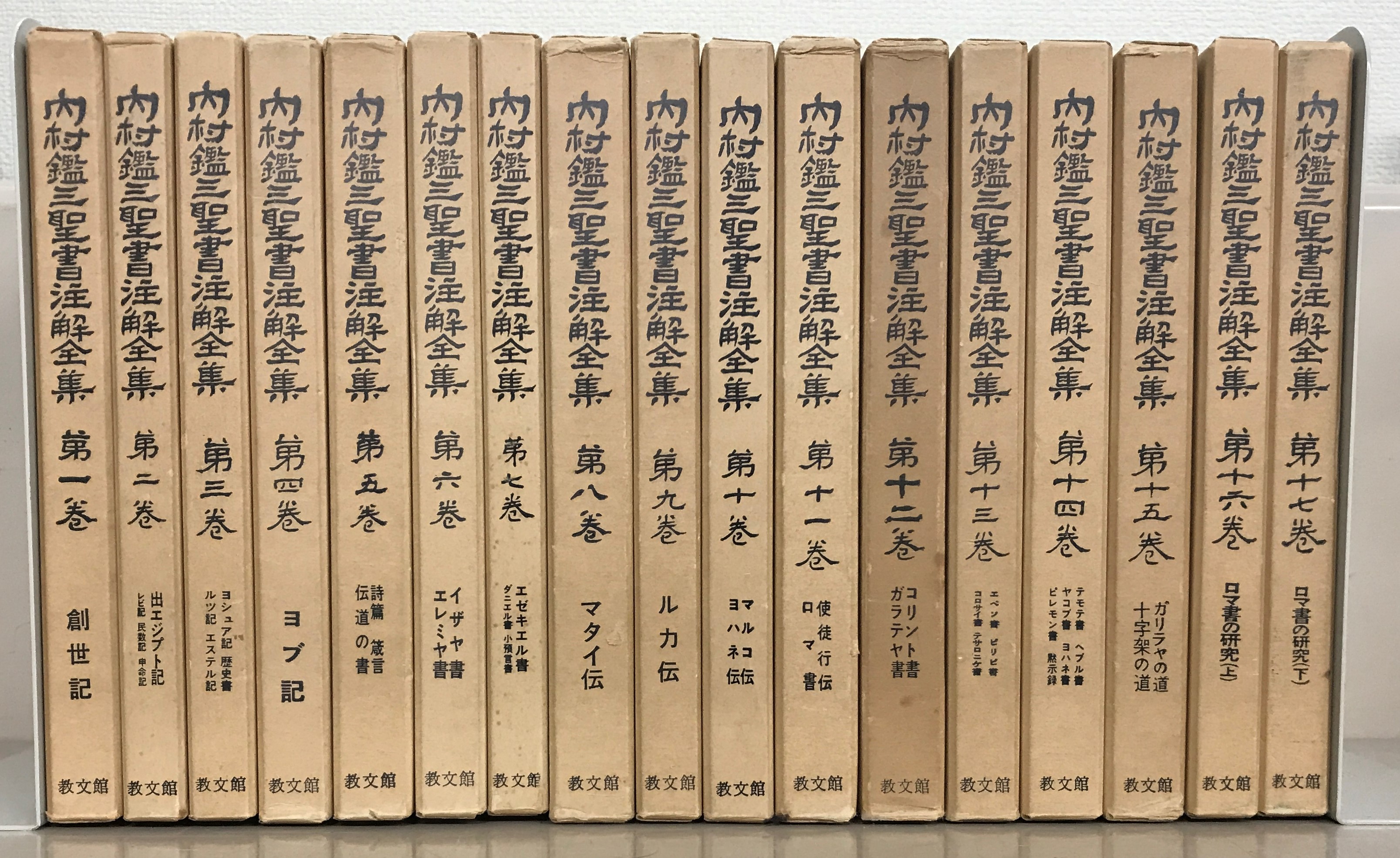 内村鑑三 聖書信仰著作全集と注解全集