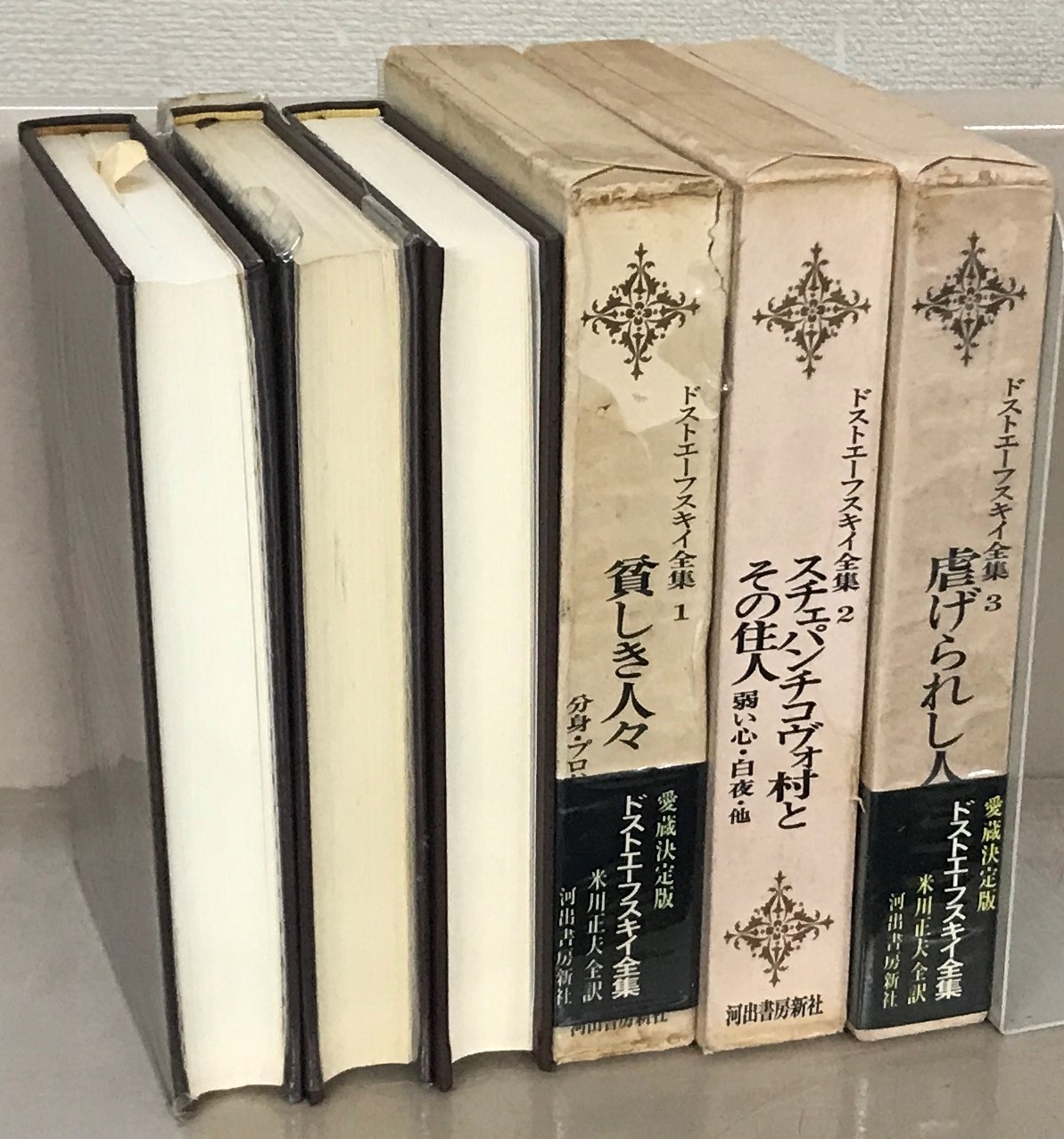 ドストエーフスキイ全集：愛蔵決定版（河出書房新社）全２１巻 –