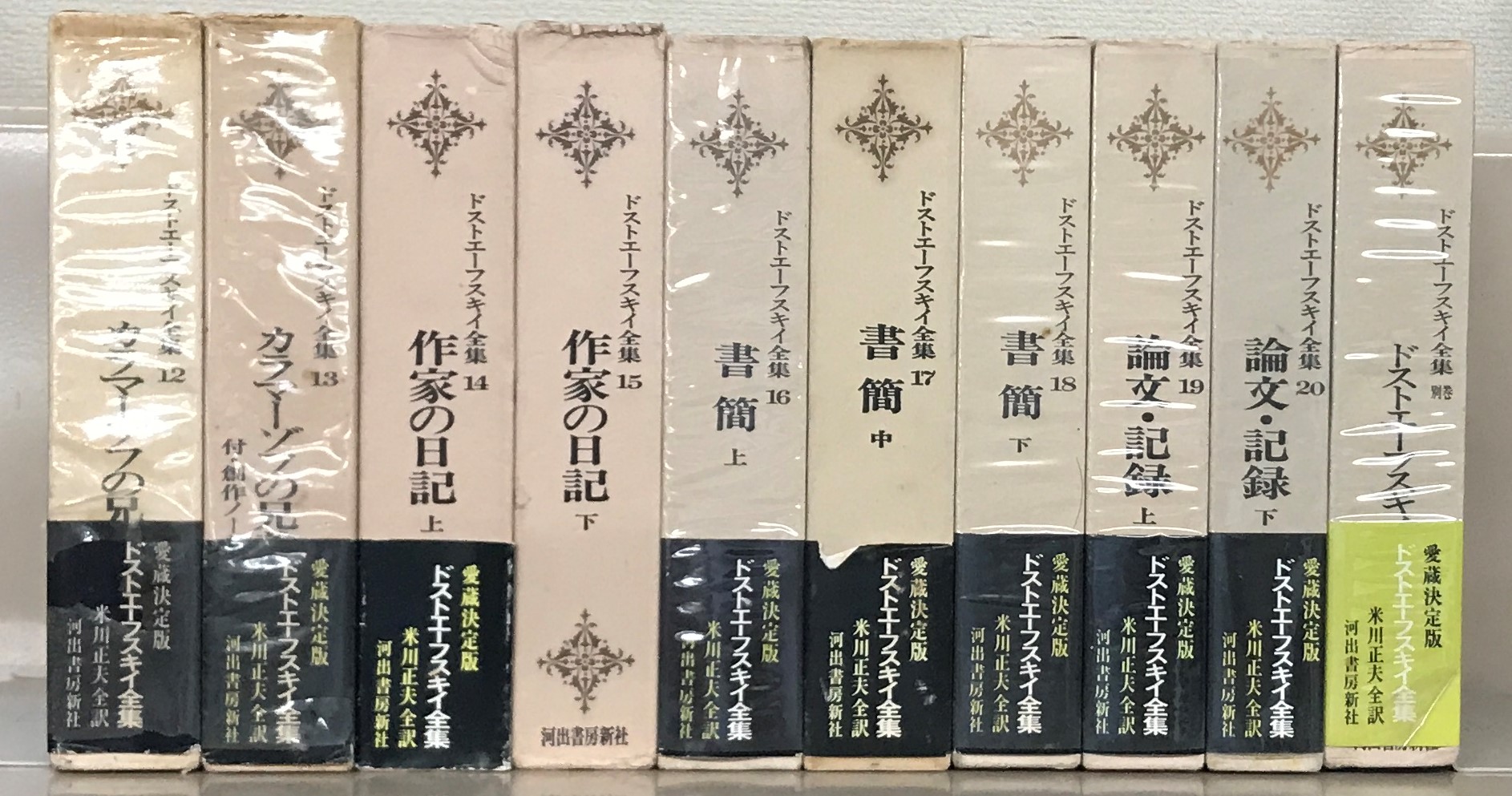 ドストエーフスキイ全集：愛蔵決定版（河出書房新社）全２１巻 –